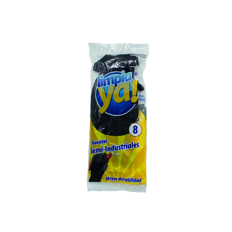 Guante Semi industrial Negro