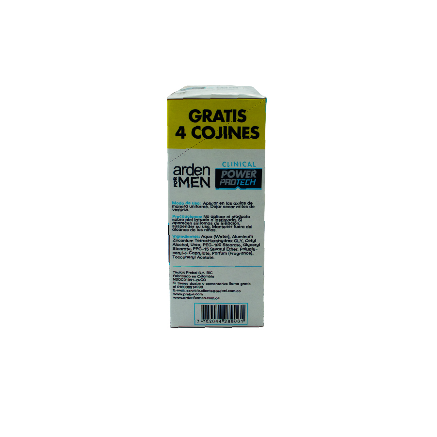 Desodorante hombre clinical en crema paga 14 lleva 18 cojines