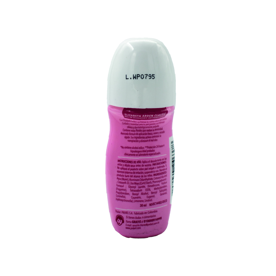 Desodorante mujer Mini Rollon 30ml